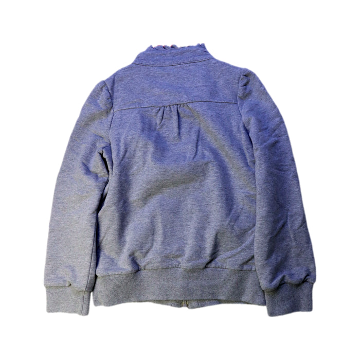 A Grey Zippered Sweatshirts from Nicholas & Bears in size 8Y for girl. (Back View)