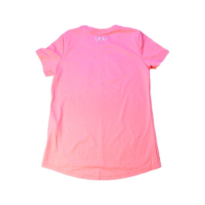 A Pink Active Tops from Under Armour in size 8Y for girl. (Back View)