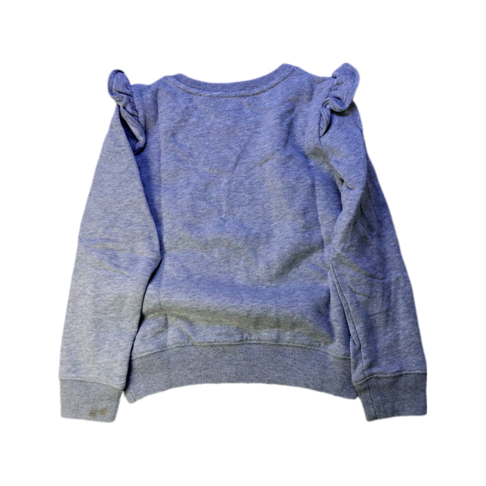 A Grey Crewneck Sweatshirts from Polo Ralph Lauren in size 6T for girl. (Back View)