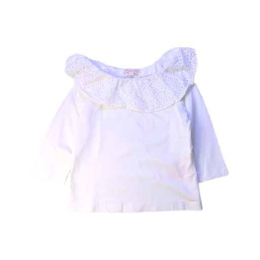 A White Long Sleeve Tops from Nicholas & Bears in size 8Y for girl. (Front View)