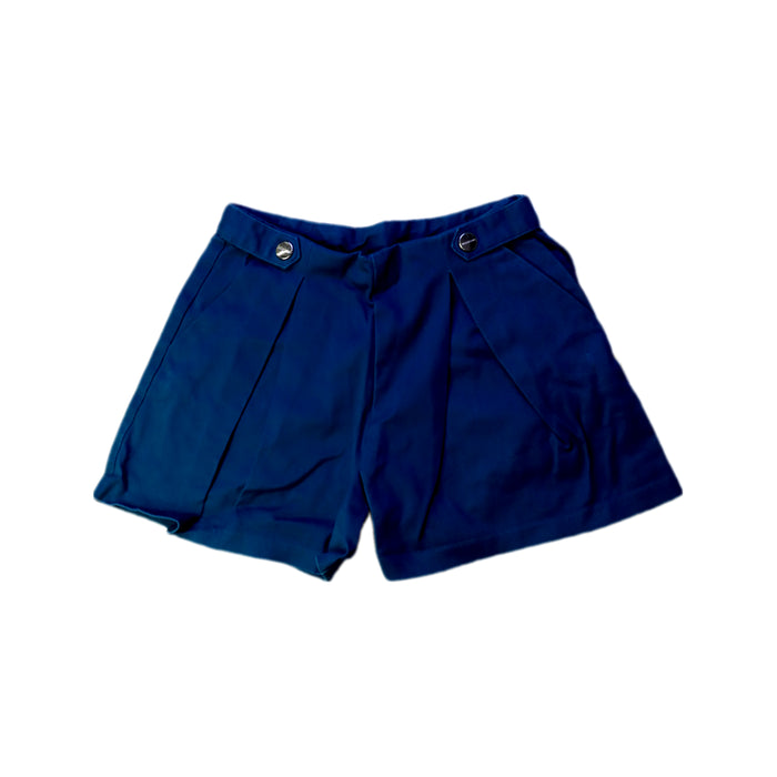 A Blue Shorts from Jacadi in size 8Y for girl. (Front View)