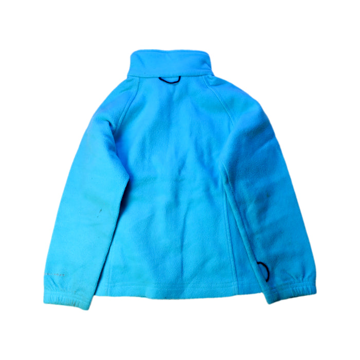 A Blue Lightweight Jackets from Columbia in size 6T for neutral. (Back View)