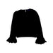 A Black Long Sleeve Tops from Nicholas & Bears in size 8Y for girl. (Front View)