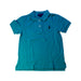 A Teal Short Sleeve Polos from Polo Ralph Lauren in size 3T for boy. (Front View)