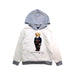 A Grey Hooded Sweatshirts from Polo Ralph Lauren in size 6T for boy. (Front View)
