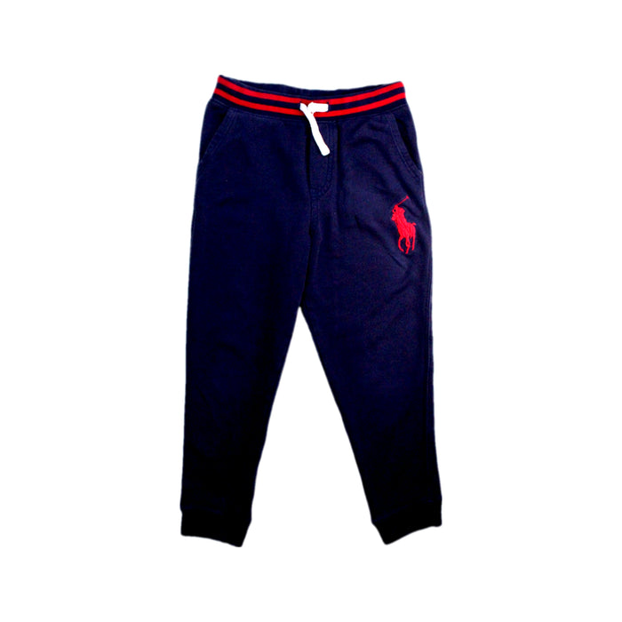 A Navy Sweatpants from Polo Ralph Lauren in size 7Y for boy. (Front View)