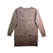 A Brown Cardigans from Momonittu in size 10Y for girl. (Back View)