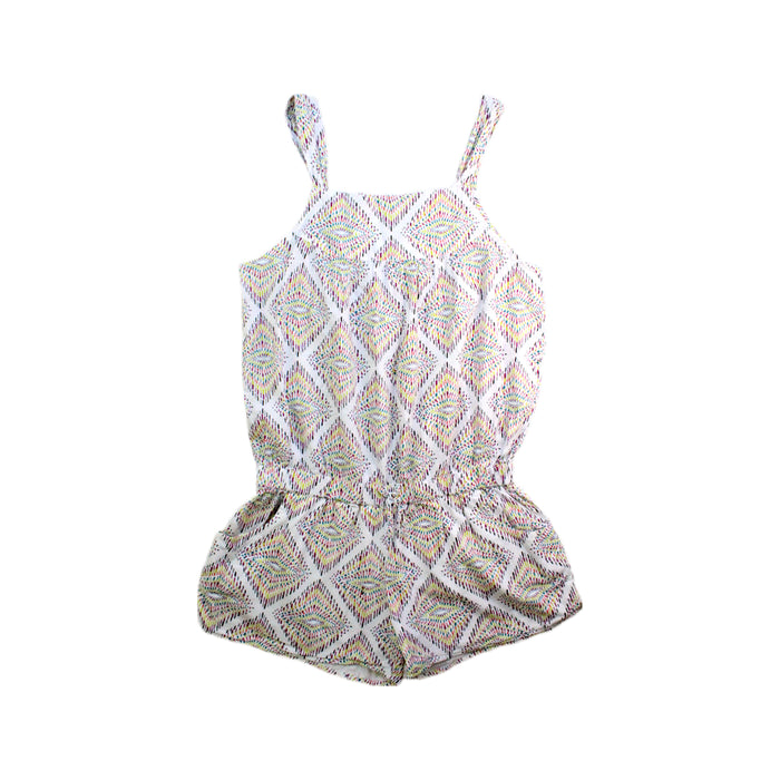 A Multicolour Sleeveless Rompers from DPAM in size 14Y for girl. (Front View)
