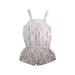 A Multicolour Sleeveless Rompers from DPAM in size 14Y for girl. (Back View)