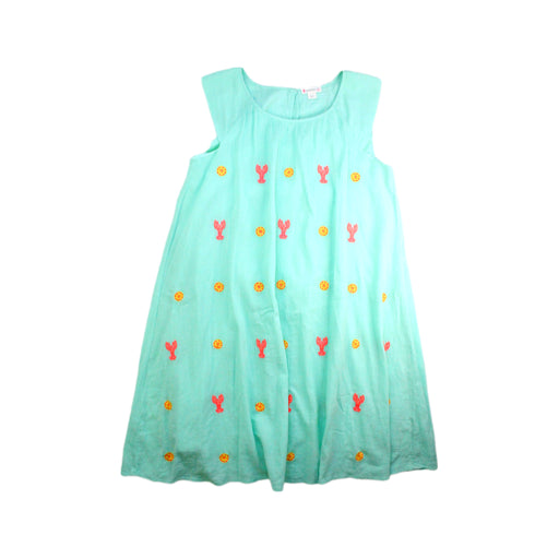 A Green Sleeveless Dresses from Crewcuts in size 10Y for girl. (Front View)