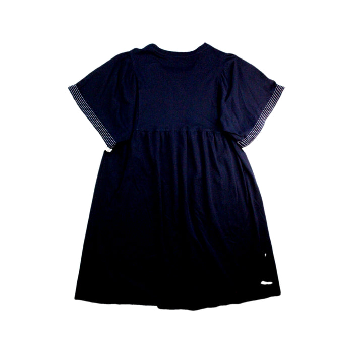 A Navy Short Sleeve Dresses from Chloe in size 14Y for girl. (Back View)