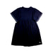 A Navy Short Sleeve Dresses from Chloe in size 14Y for girl. (Back View)