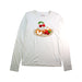 A White Long Sleeve Tops from Crewcuts in size 12Y for girl. (Front View)