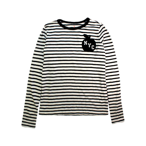 A Black Long Sleeve T Shirts from Crewcuts in size 12Y for girl. (Front View)