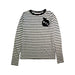 A Black Long Sleeve T Shirts from Crewcuts in size 12Y for girl. (Front View)