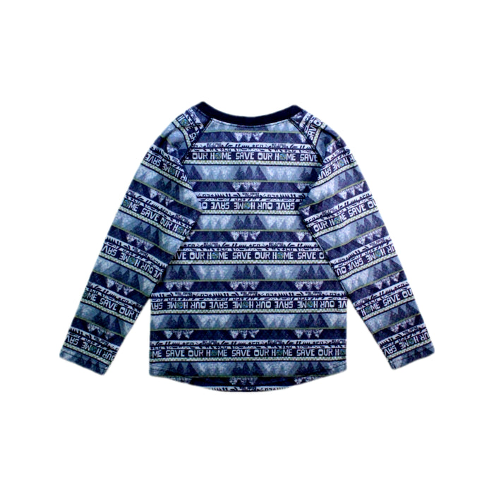 A Blue Base Layers from Patagonia in size 5T for boy. (Back View)