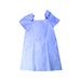 A Blue Short Sleeve Dresses from Seed in size 8Y for girl. (Back View)