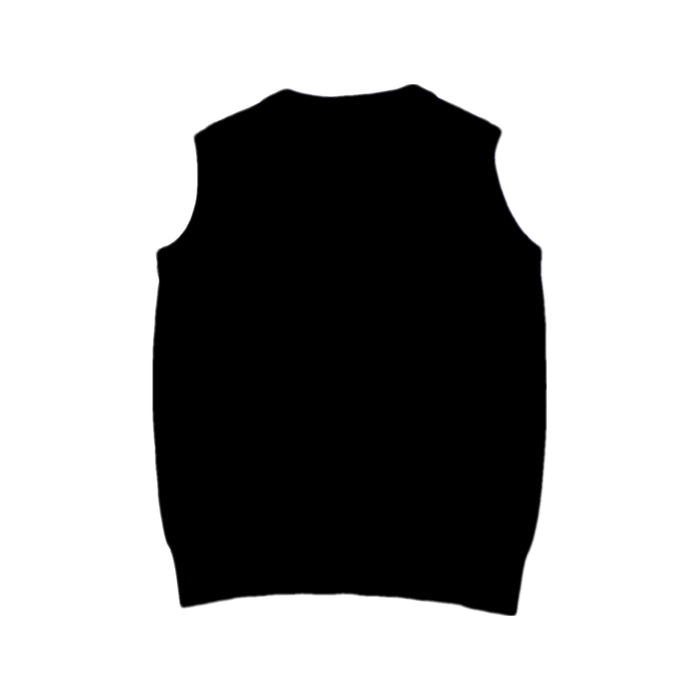 A Black Sweater Vests from Fred Perry in size 4T for neutral. (Back View)