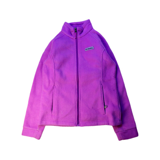 A Purple Lightweight Jackets from Columbia in size 10Y for girl. (Front View)