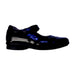 A Black Flats from Dr. Kong in size 7Y for girl. (Front View)