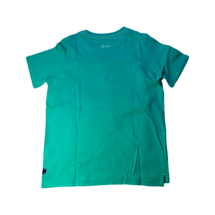 A Green Short Sleeve T Shirts from Joules in size 9Y for neutral. (Back View)