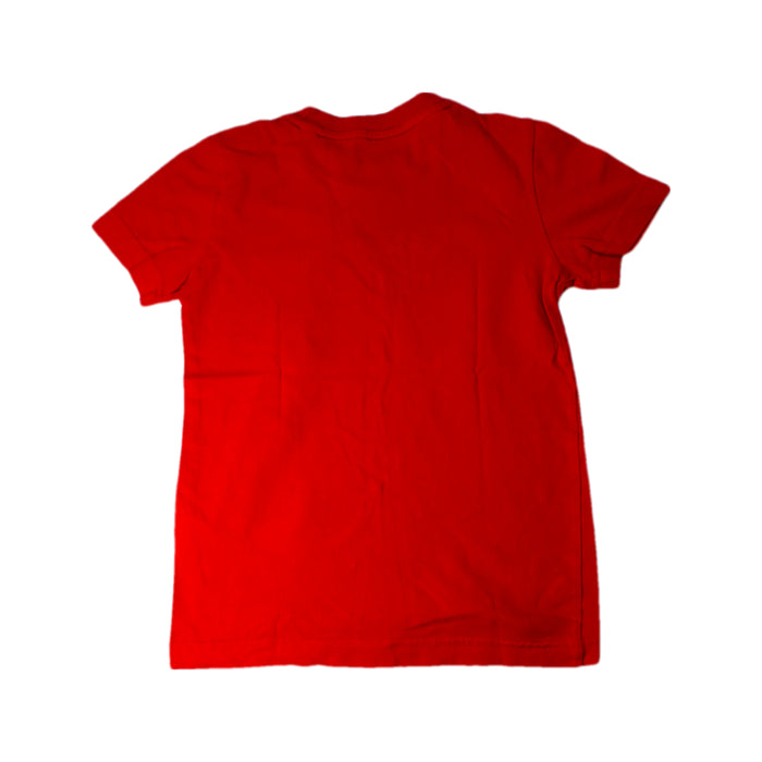 A Red Short Sleeve T Shirts from Adidas in size 9Y for neutral. (Back View)