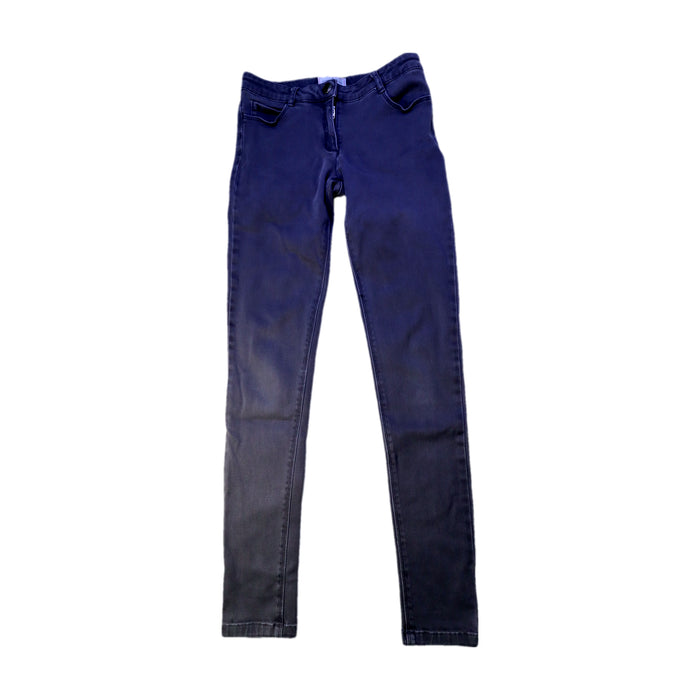 A Navy Jeggings from Jacadi in size 12Y for girl. (Front View)