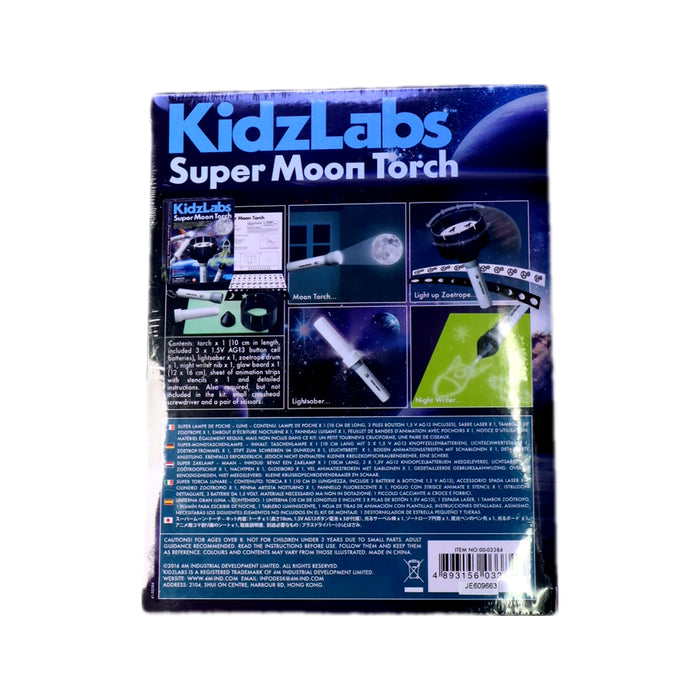 A Blue Educational Games & Activity Sets from 4M in size O/S for neutral. (Back View)
