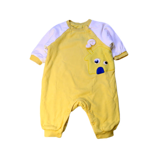 A Yellow Long Sleeve Rompers from Balabala in size 3-6M for neutral. (Front View)