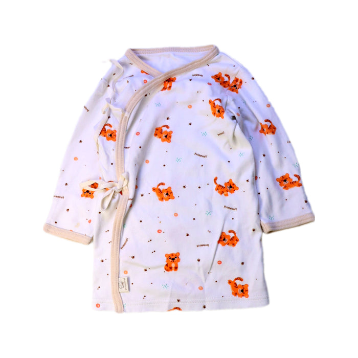 A White Long Sleeve Tops from Primeval in size 12-18M for boy. (Front View)