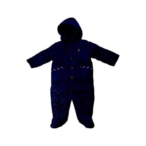 A Navy Puffer/Quilted Coats & Outerwear from Ralph Lauren in size 12-18M for boy. (Front View)