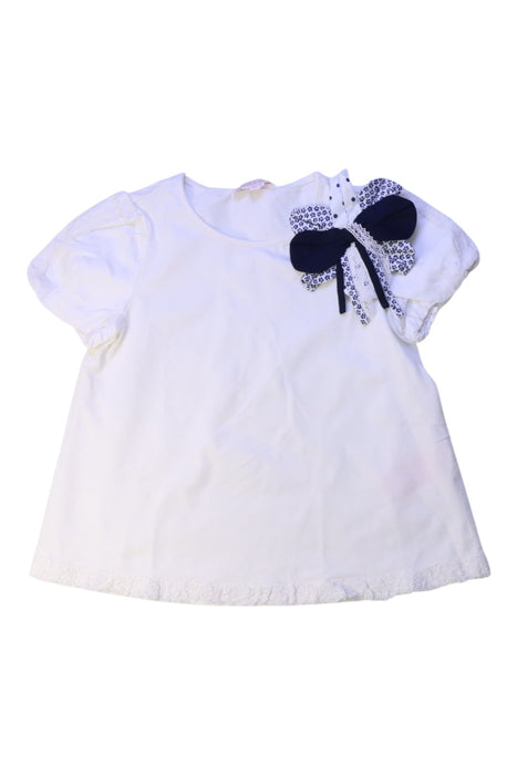 A White Short Sleeve Tops from Nicholas & Bears in size 8Y for girl. (Front View)