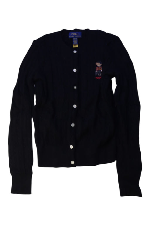 A Black Cardigans from Polo Ralph Lauren in size 8Y for girl. (Front View)