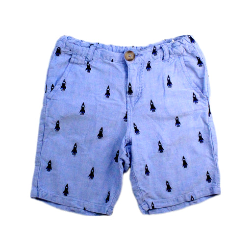 A Blue Shorts from Seed in size 7Y for boy. (Front View)