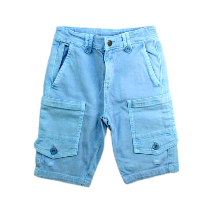 A Blue Shorts from Stella McCartney in size 6T for boy. (Front View)