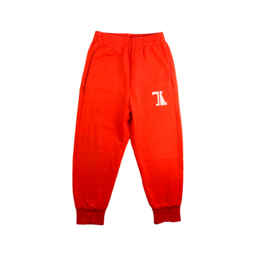 A Red Sweatpants from The Animals Observatory in size 6T for boy. (Front View)