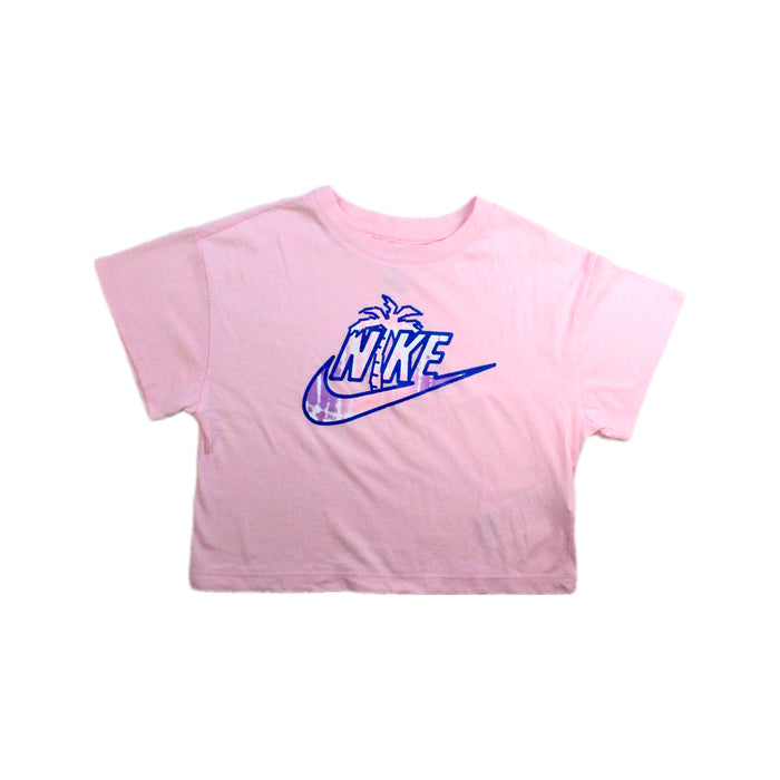 A Pink Short Sleeve T Shirts from Nike in size 6T for girl. (Front View)