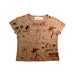 A Beige Short Sleeve T Shirts from Nadadelazos in size 6T for boy. (Front View)