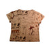 A Beige Short Sleeve T Shirts from Nadadelazos in size 6T for boy. (Back View)
