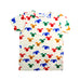 A Multicolour Short Sleeve T Shirts from Mini Rodini in size 6T for boy. (Front View)