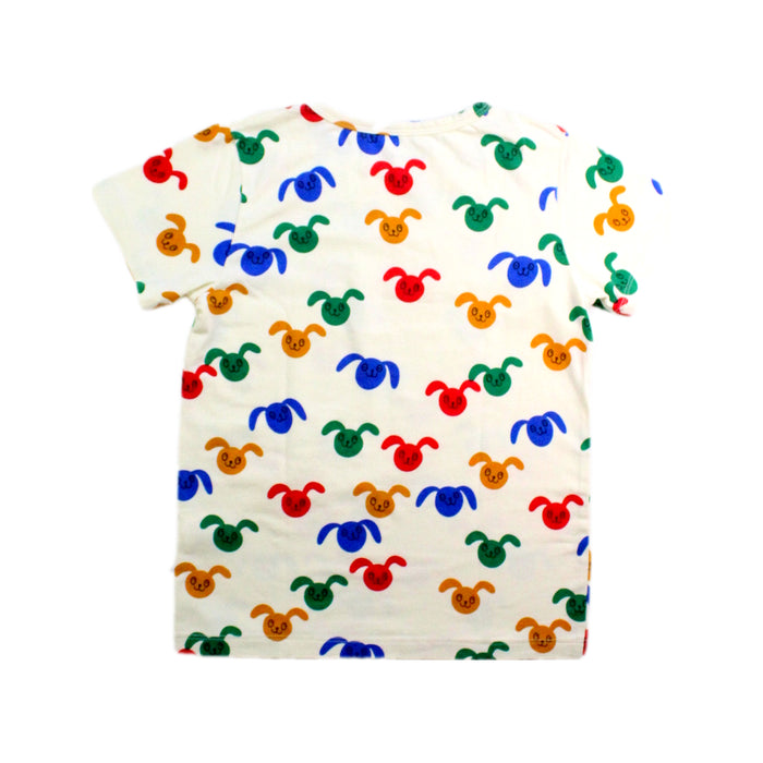 A Multicolour Short Sleeve T Shirts from Mini Rodini in size 6T for boy. (Back View)