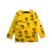 A Yellow Long Sleeve Tops from Mini Rodini in size 8Y for boy. (Front View)