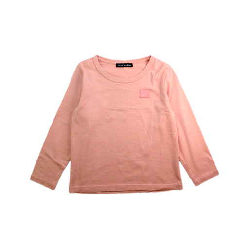 A Pink Long Sleeve Tops from Acne Studios in size 4T for boy. (Front View)