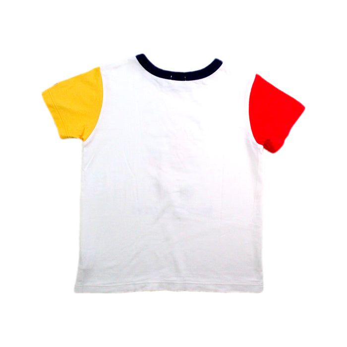 A Multicolour Short Sleeve T Shirts from Hot Biscuits Mikihouse in size 5T for boy. (Back View)
