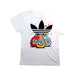 A White Short Sleeve T Shirts from Adidas in size 5T for neutral. (Back View)