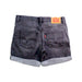 A Black Shorts from Levi's in size 7Y for boy. (Back View)