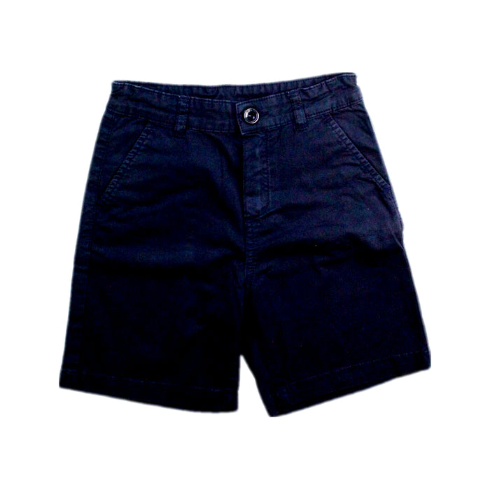 A Navy Shorts from Paul Smith in size 6T for boy. (Front View)