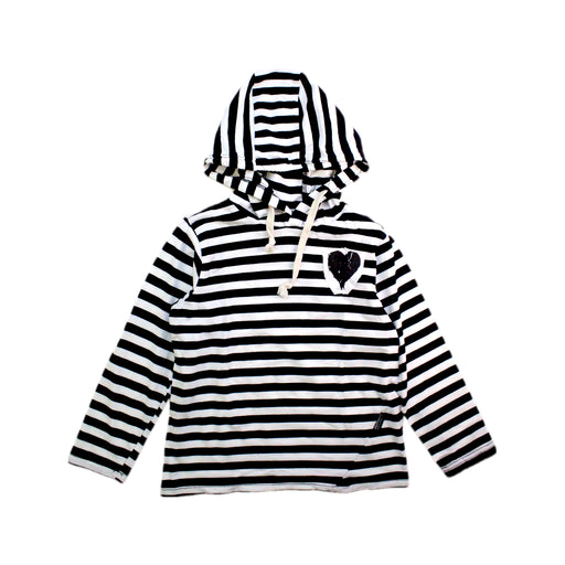 A Black Hooded Sweatshirts from Nununu in size 4T for girl. (Front View)