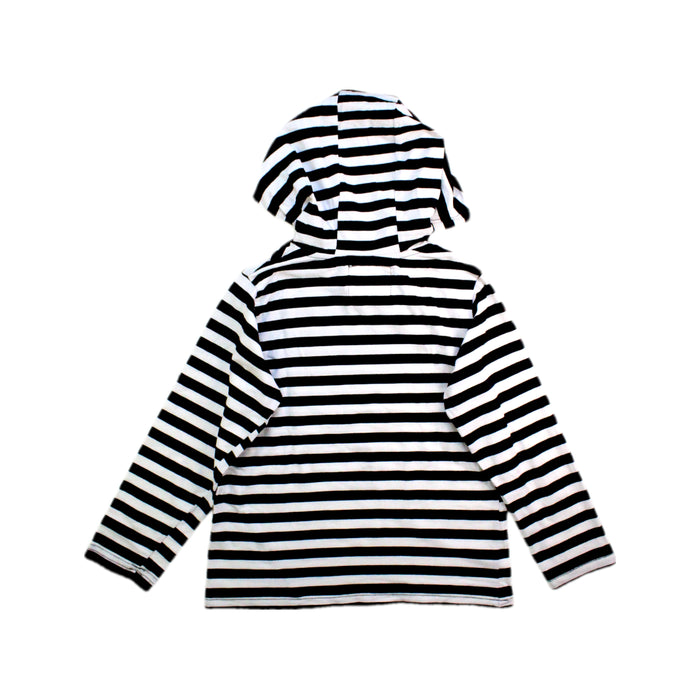 A Black Hooded Sweatshirts from Nununu in size 4T for girl. (Back View)