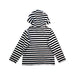 A Black Hooded Sweatshirts from Nununu in size 4T for girl. (Back View)